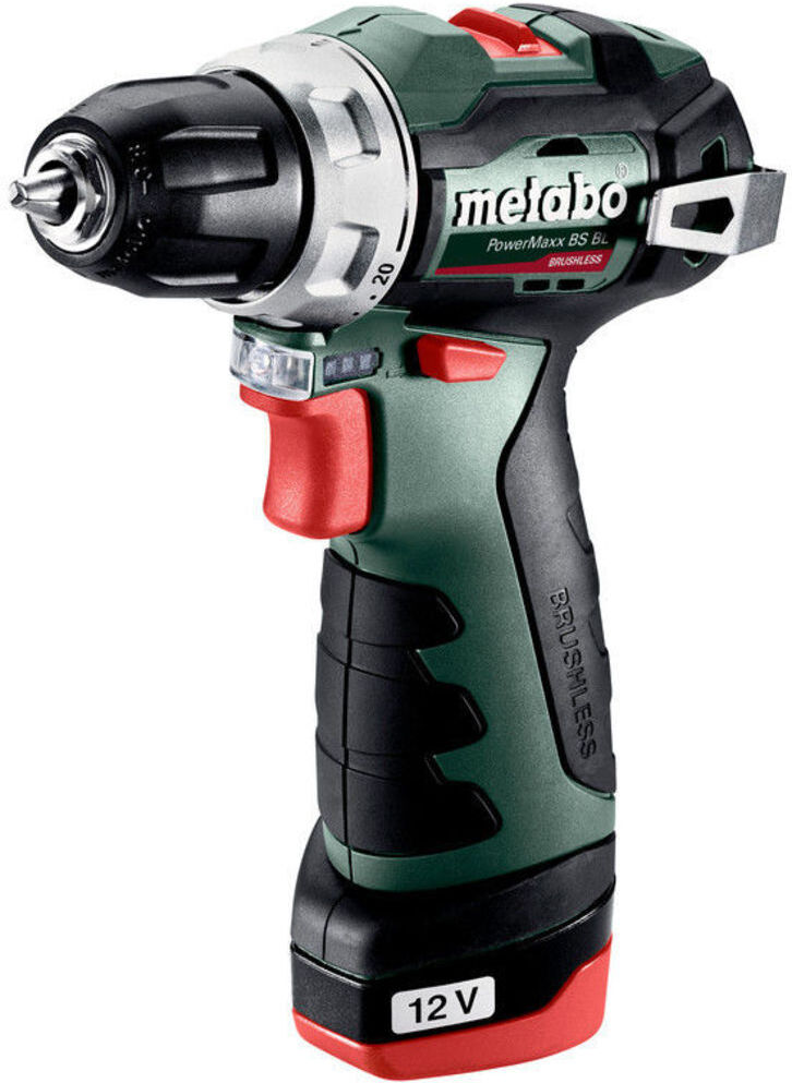 

Дрель-шуруповерт Metabo PowerMaxx BS BL 601721500 (с 2-мя АКБ, кейс)