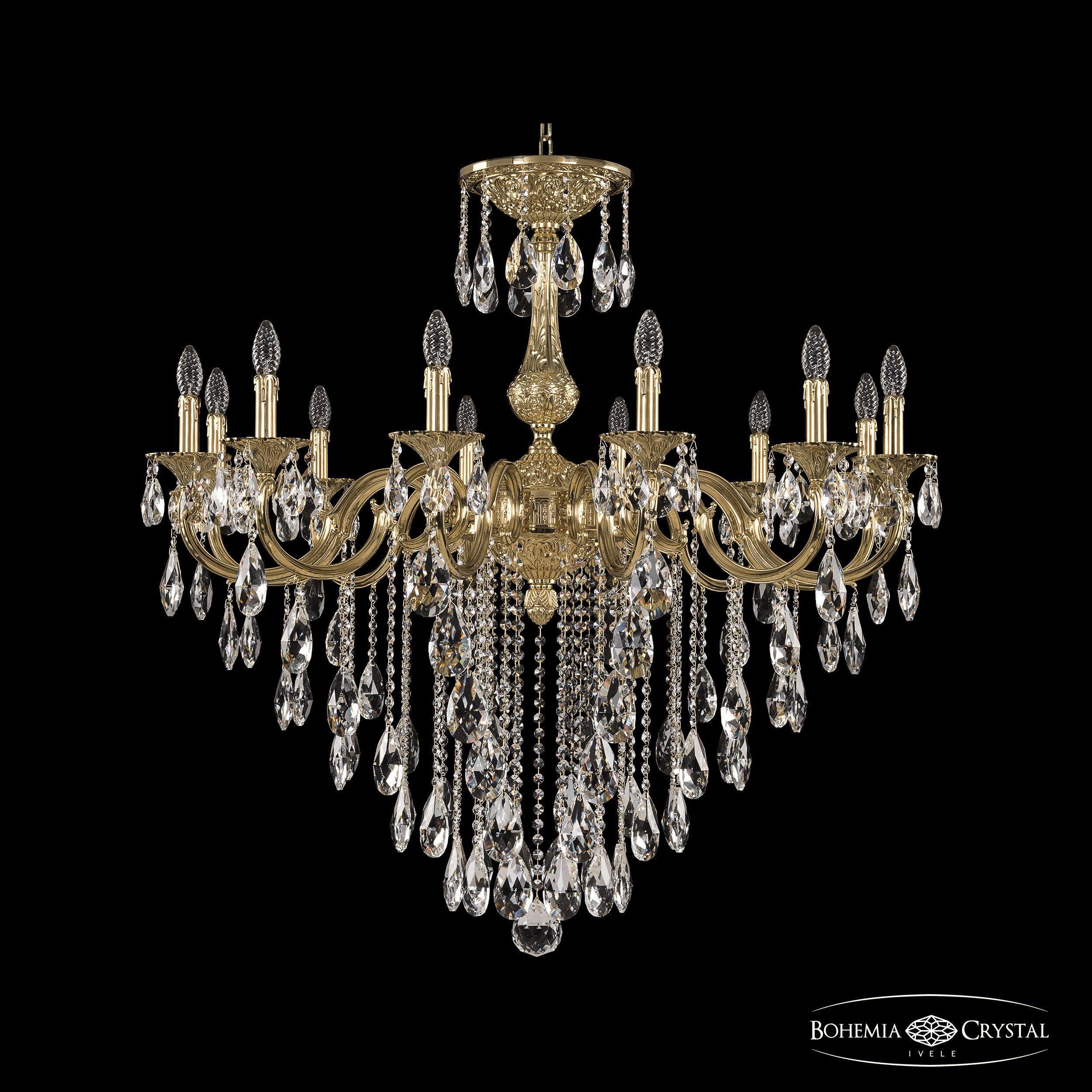 

Подвесная люстра Bohemia Ivele Crystal 72101/12/360 B G