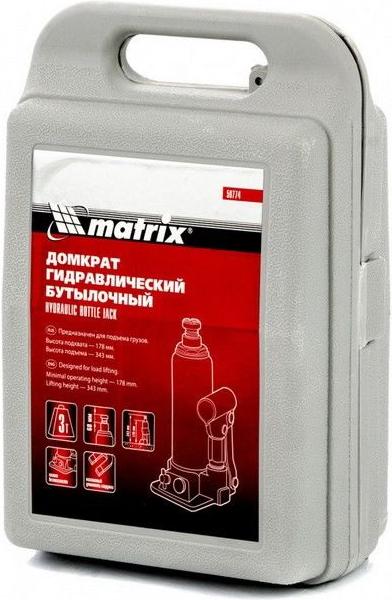 

Домкрат Matrix 50774 бутылочный, 50774 бутылочный