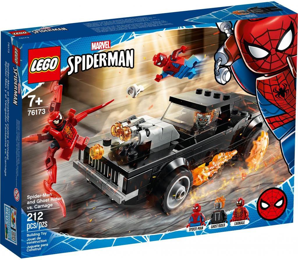

Конструктор LEGO SUPER HEROES Человек-Паук и Призрачный Гонщик против Карнажа [76173], SUPER HEROES Человек-Паук и Призрачный Гонщик против Карнажа