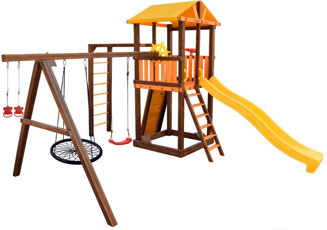 

Игровой комплекс Perfetto Sport Pitigliano-7 + качели Паутина [СГ000004981], Игровой комплекс Perfetto Sport Pitigliano-7 + качели Паутина СГ000004981