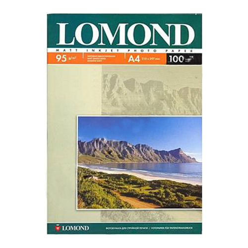 

Фотобумага Lomond матовая односторонняя A3 95 г/кв.м. 100 листов (0102129), Фотобумага Lomond 0102129