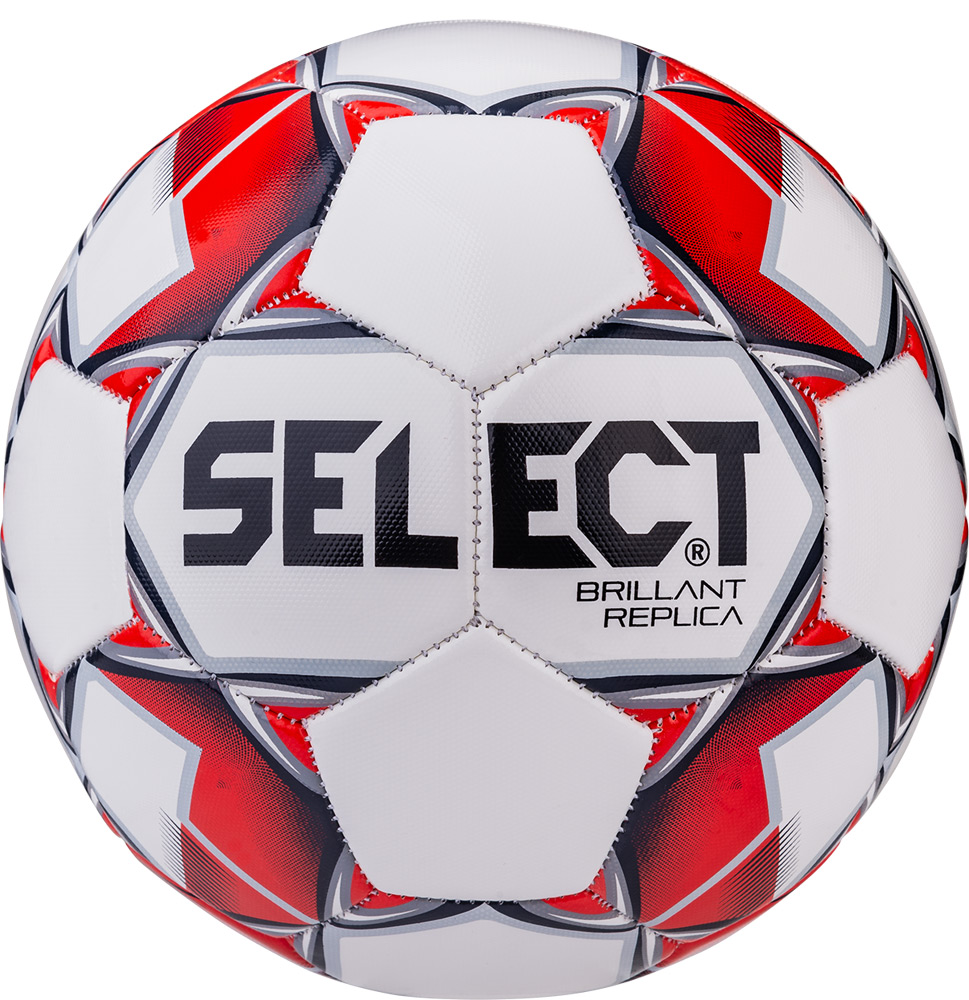 

Футбольный мяч Select Brillant Replica размер 5 белый/красный, Brillant Replica 5