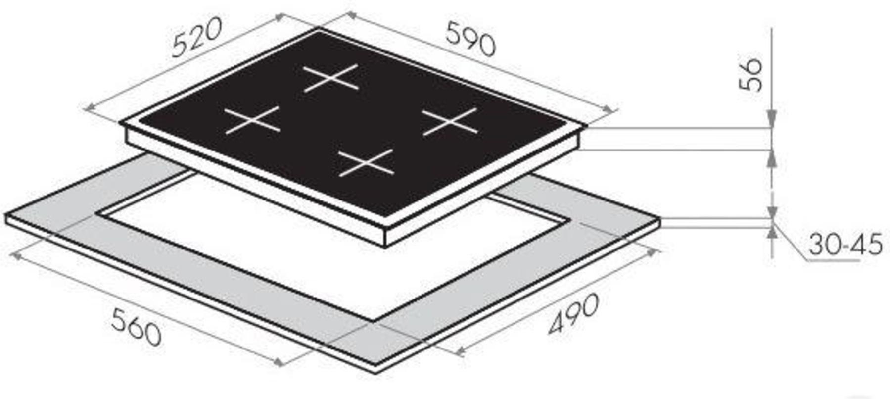 

Варочная панель Maunfeld MVI59.2FL-WH, MVI59.2FL-WH