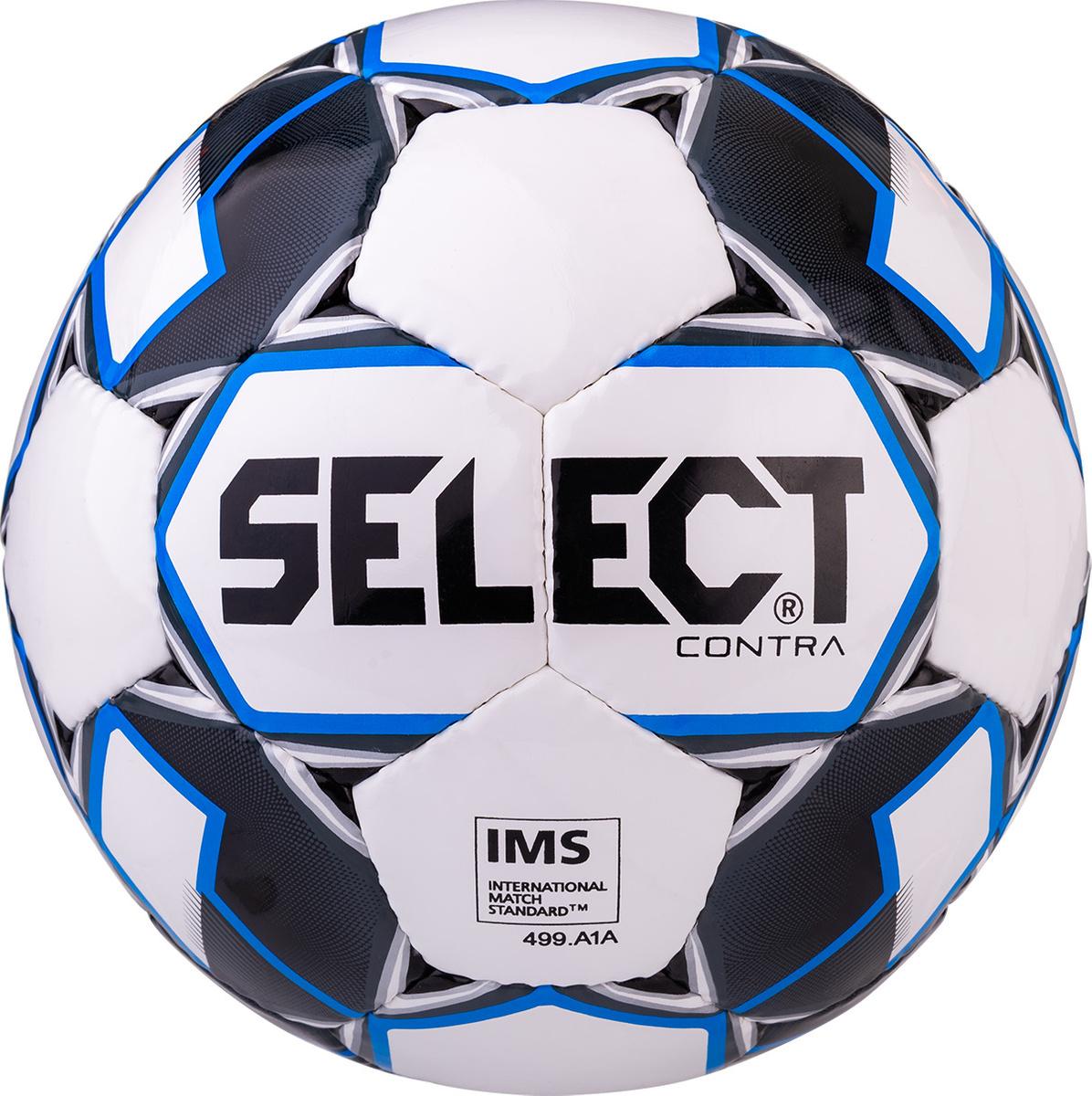 

Футбольный мяч Select Contra IMS 812310 размер 5 белый/синий, Contra IMS 812310 №5