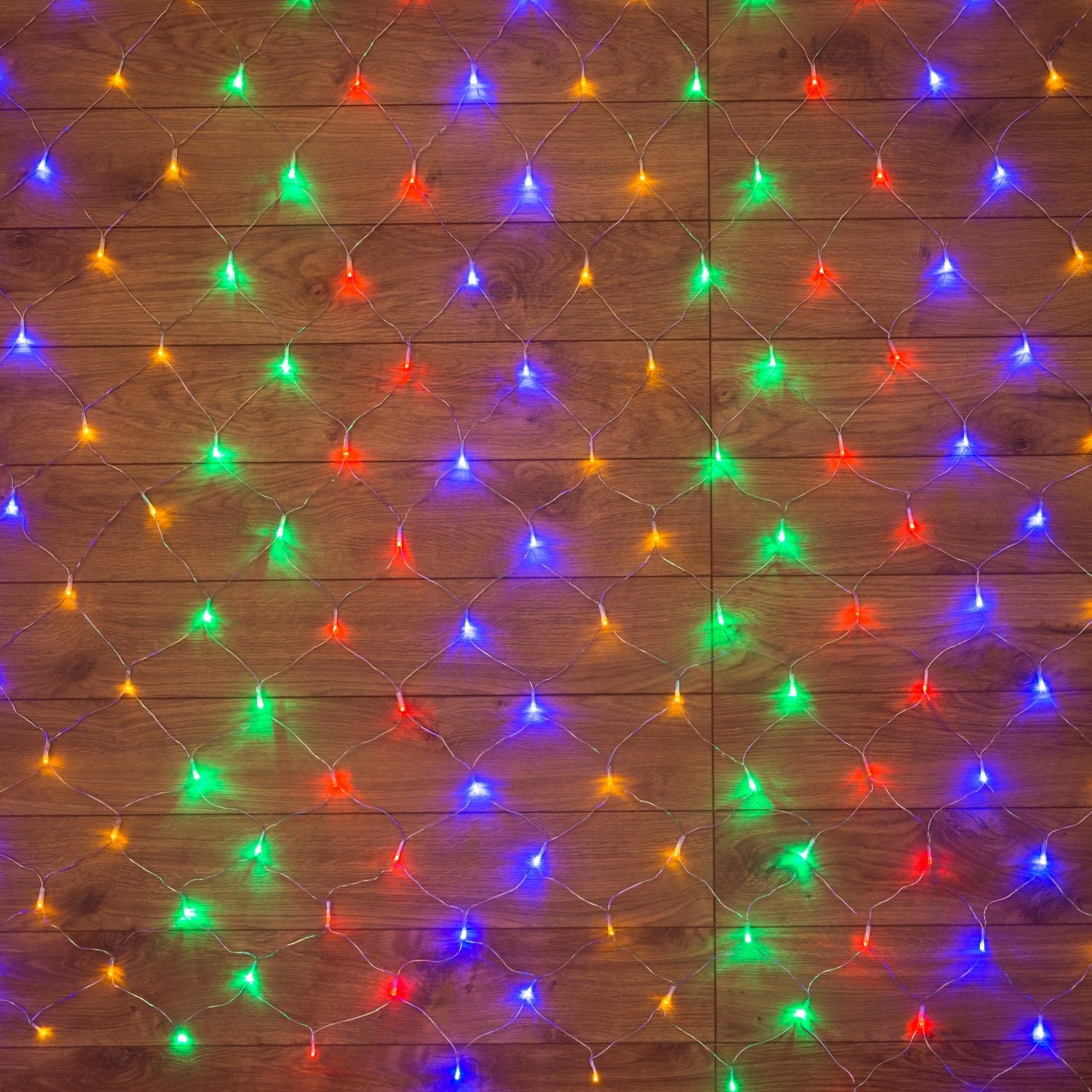 

Световая сетка Neon-night Сеть светодиодная 1.8х1.5 м [215-139], Гирлянда - сеть светодиодная 1,8х1,5м, свечение с динамикой, прозрачный провод, диоды МУЛЬТИКОЛОР NE