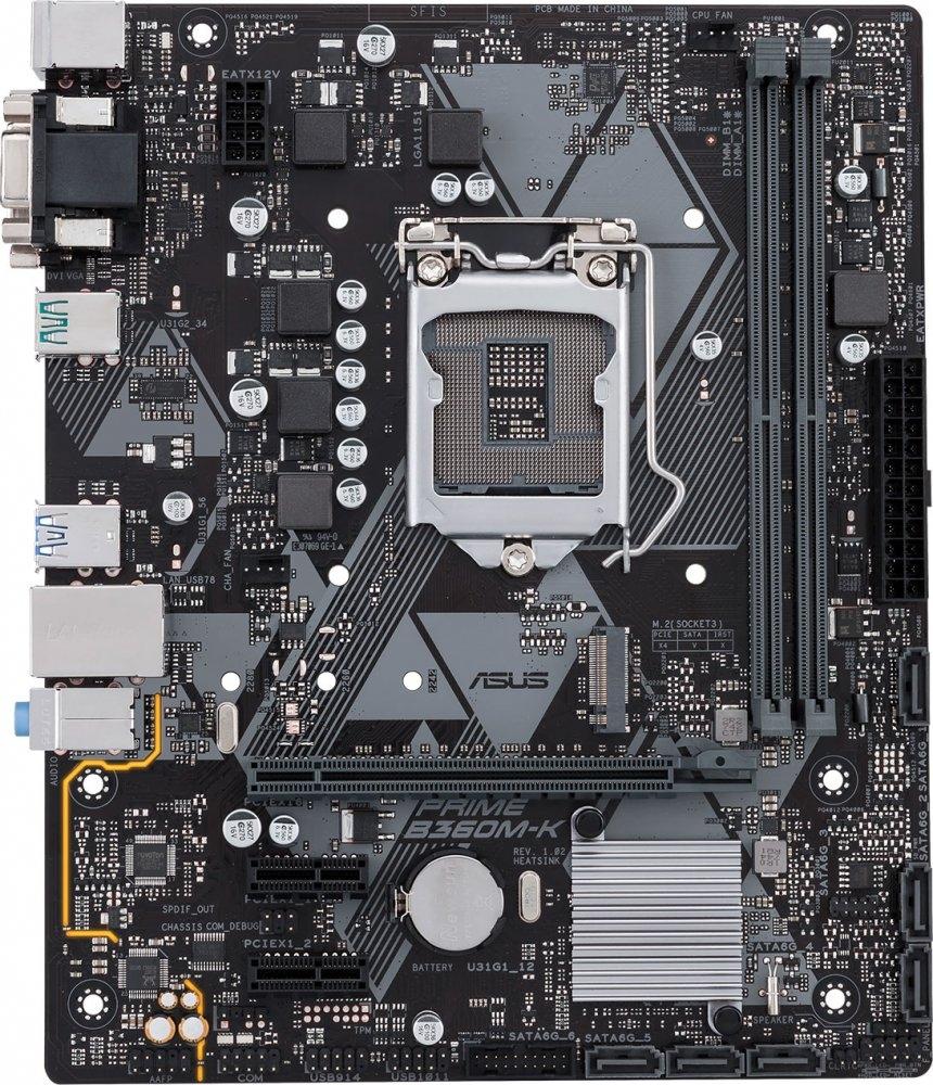 

Материнская плата ASUS Prime B360M-K, Prime B360M-K