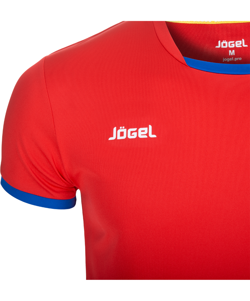 

Футболка игровая Jogel JVT-1030-027 YL красный/синий