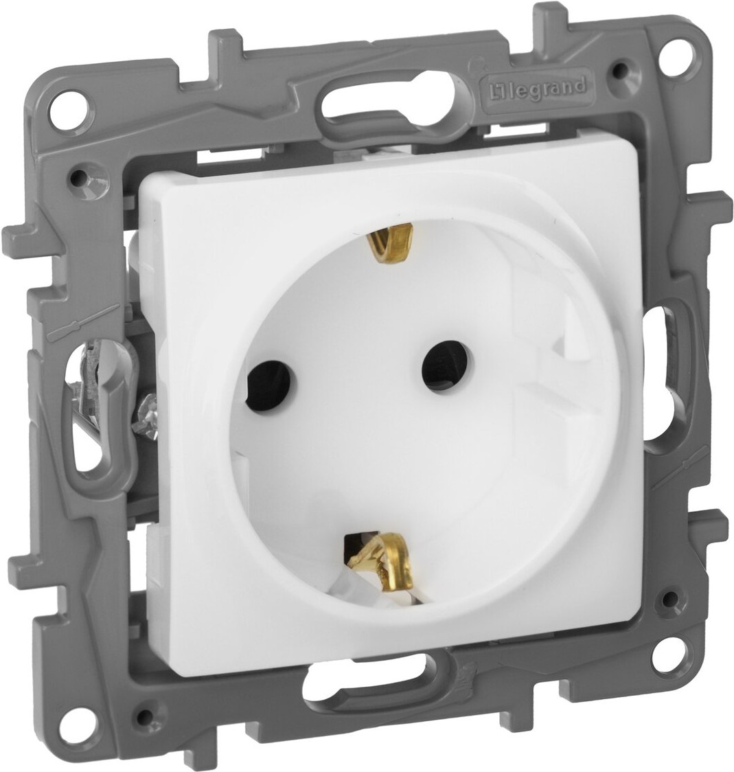 

Розетка Legrand Etika 672222 белый