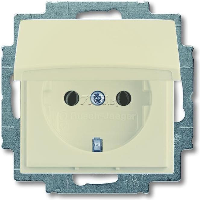

Розетка ABB Basic 55 2018-0-0351 слоновая кость