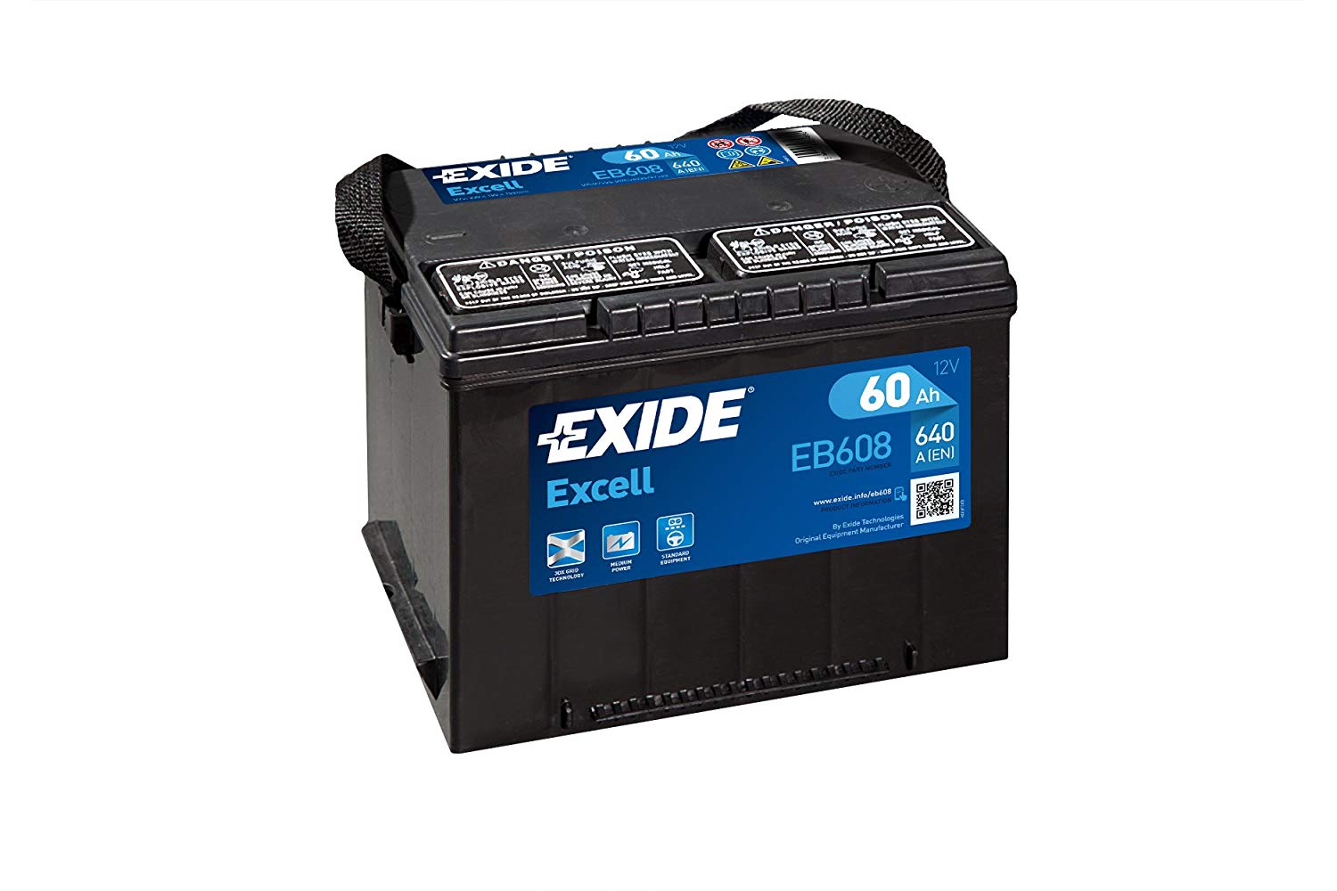 

Аккумулятор Exide Excell EB608 60 А/ч, Excell EB608 60 А/ч