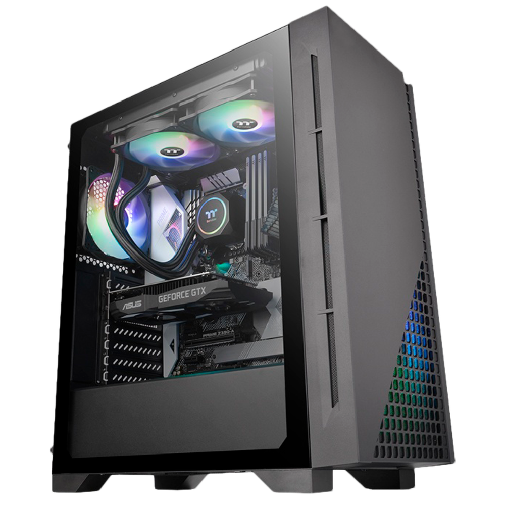 

Корпус для компьютера Thermaltake H330 TG [CA-1R8-00M1WN-00], Корпус для компьютера Thermaltake H330 TG CA-1R8-00M1WN-00