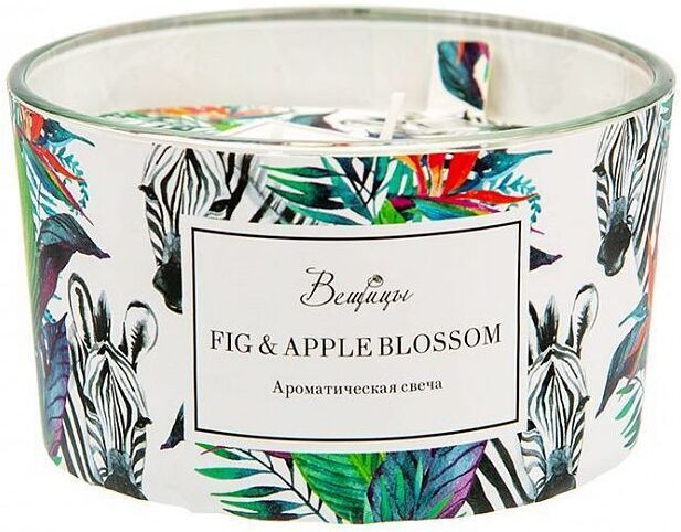 

Декоративная свеча Вещицы Fig Apple Blossom D10,7х6