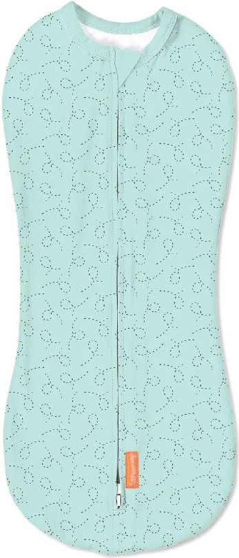 

Конверт детский Summer Infant Swaddlepod S на молнии салатовый/орнамент (88326)