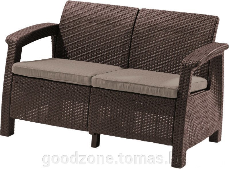 

Садовый диван Keter Corfu II Love Seat графит [223233], Садовый диван Keter Corfu II Love Seat (графит)