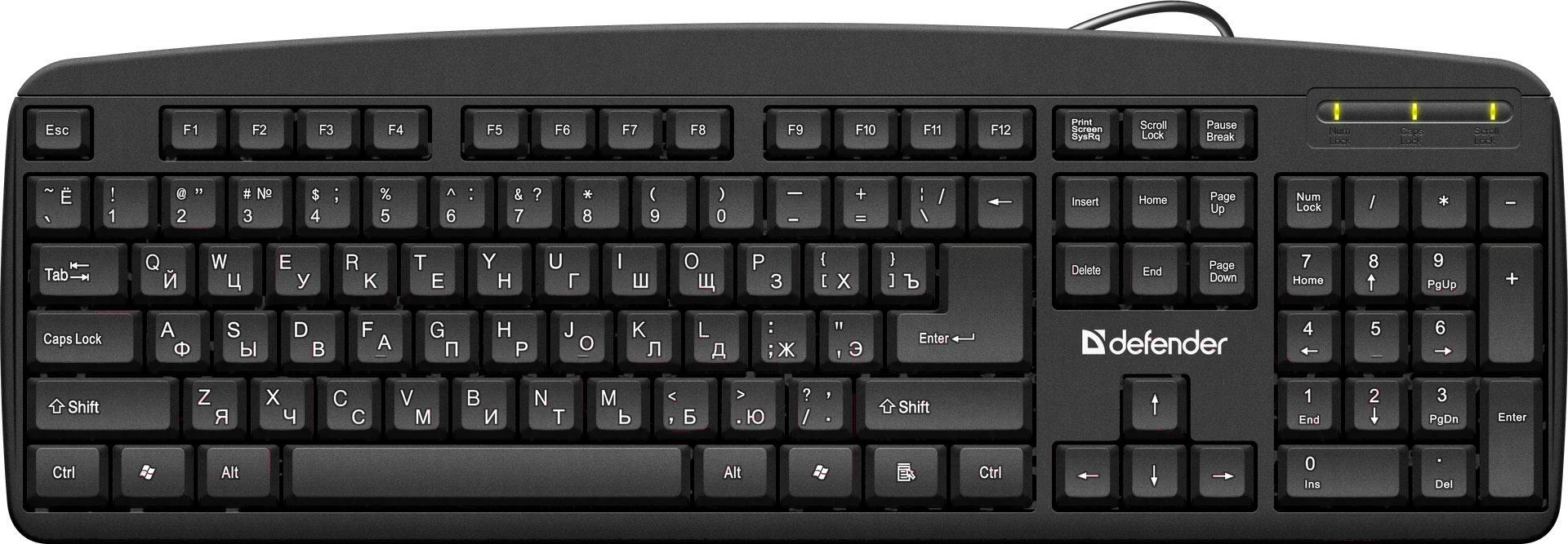 

Клавиатура Defender Office HB-910 RU