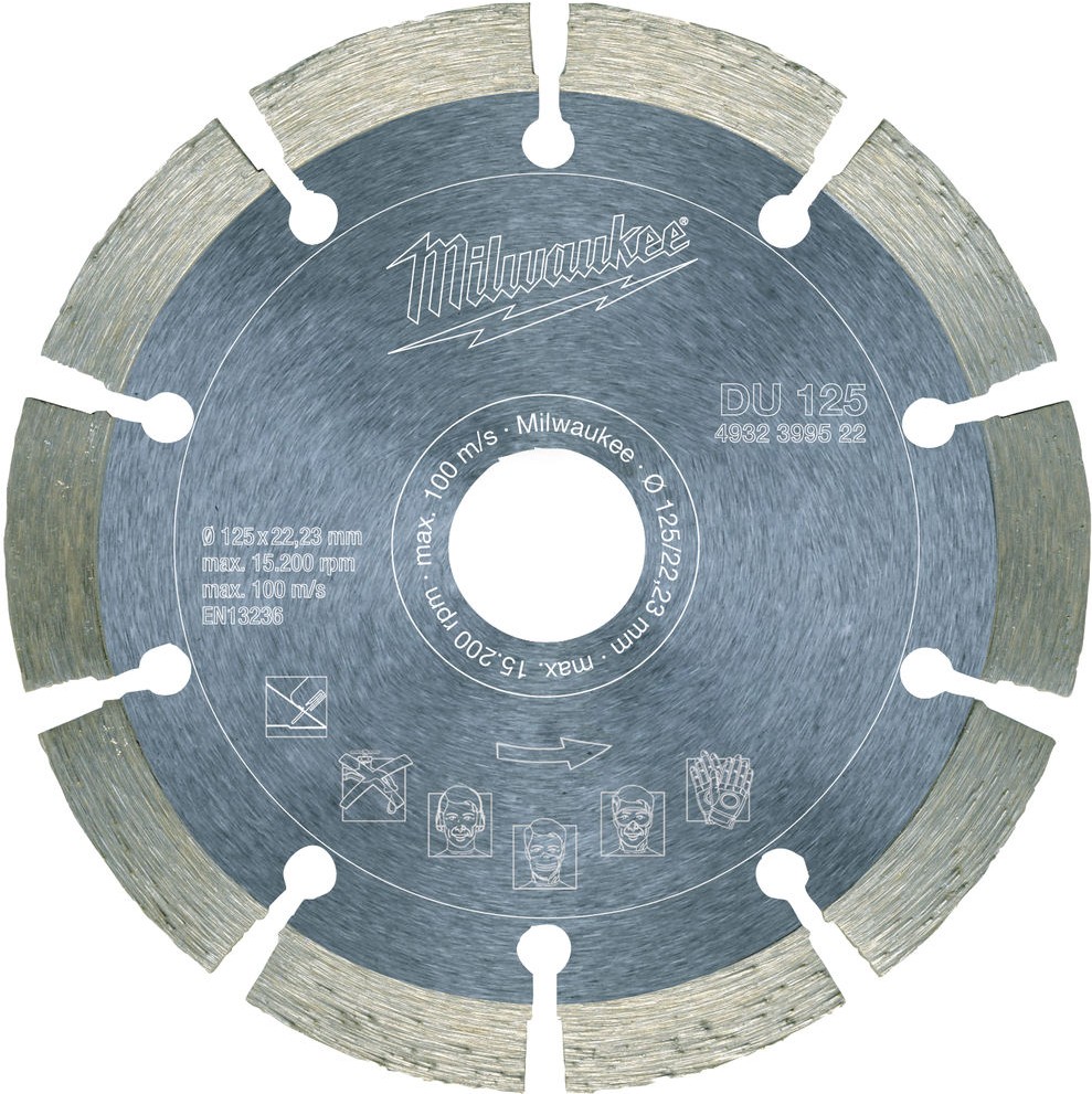 

Алмазный диск Milwaukee DU125 1 шт [4932399522], Алмазный диск Milwaukee DU125 1 шт 4932399522