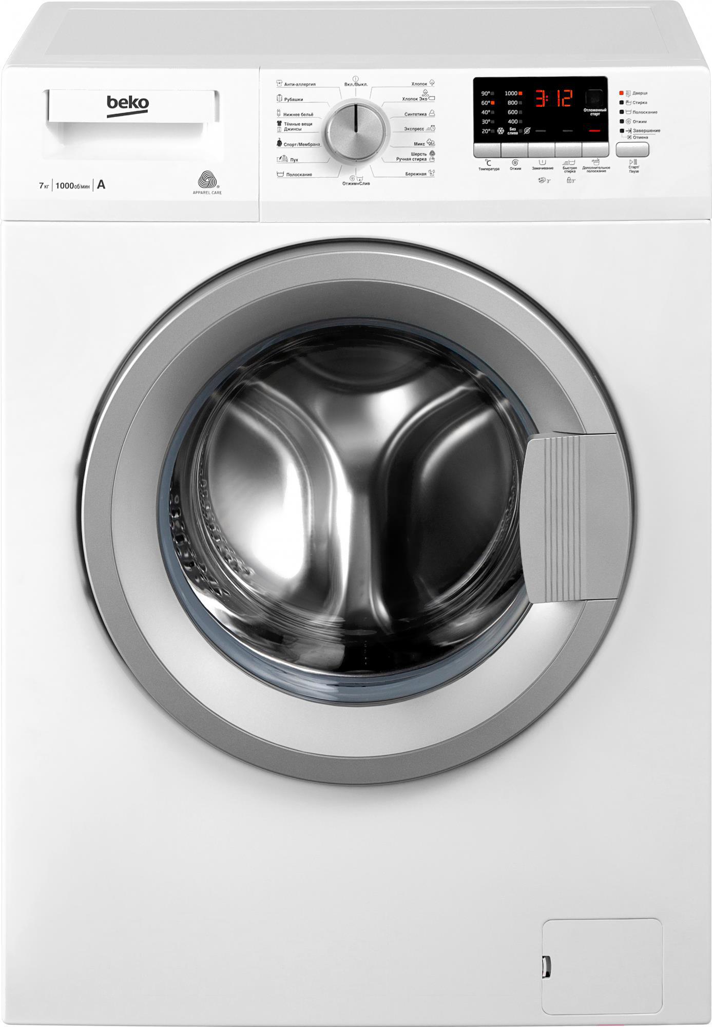 

Стиральная машина BEKO RGE 785P2 XSW, Стиральная машина Beko RGE 785 P2XSW