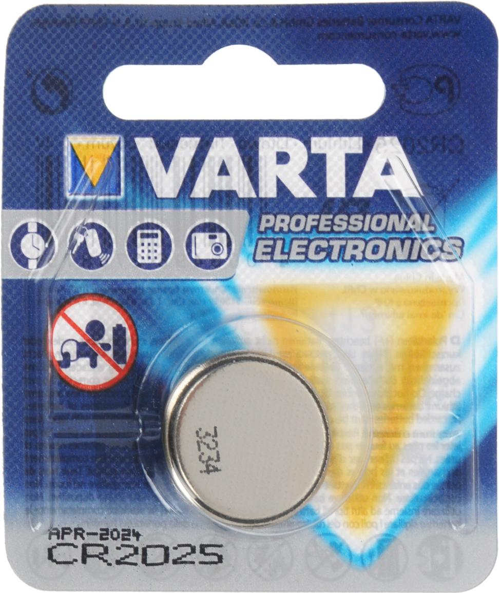 

Комплект батареек Varta Electronics CR2025 блистер 2 [06025101402], Комплект батареек Varta Electronics CR2025 блистер 2 06025101402