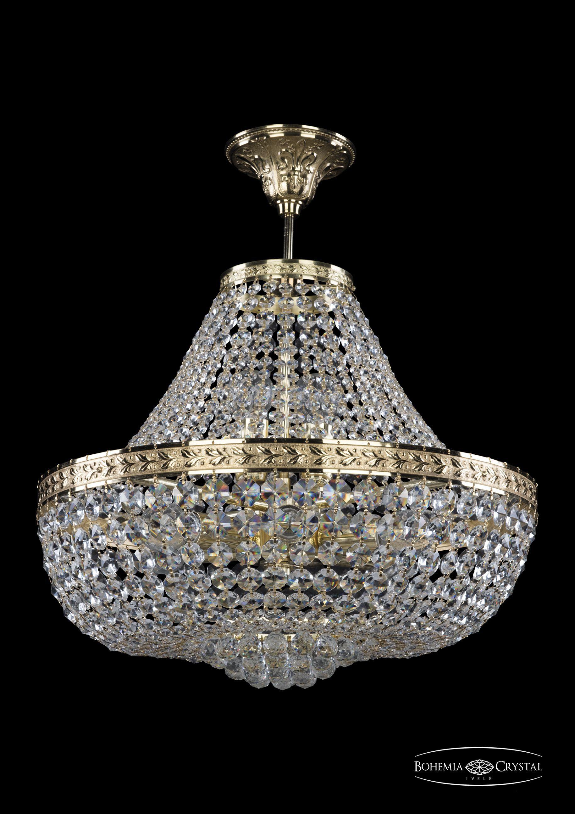 

Люстра на штанге Bohemia Ivele Crystal 19281/H1/45IV G
