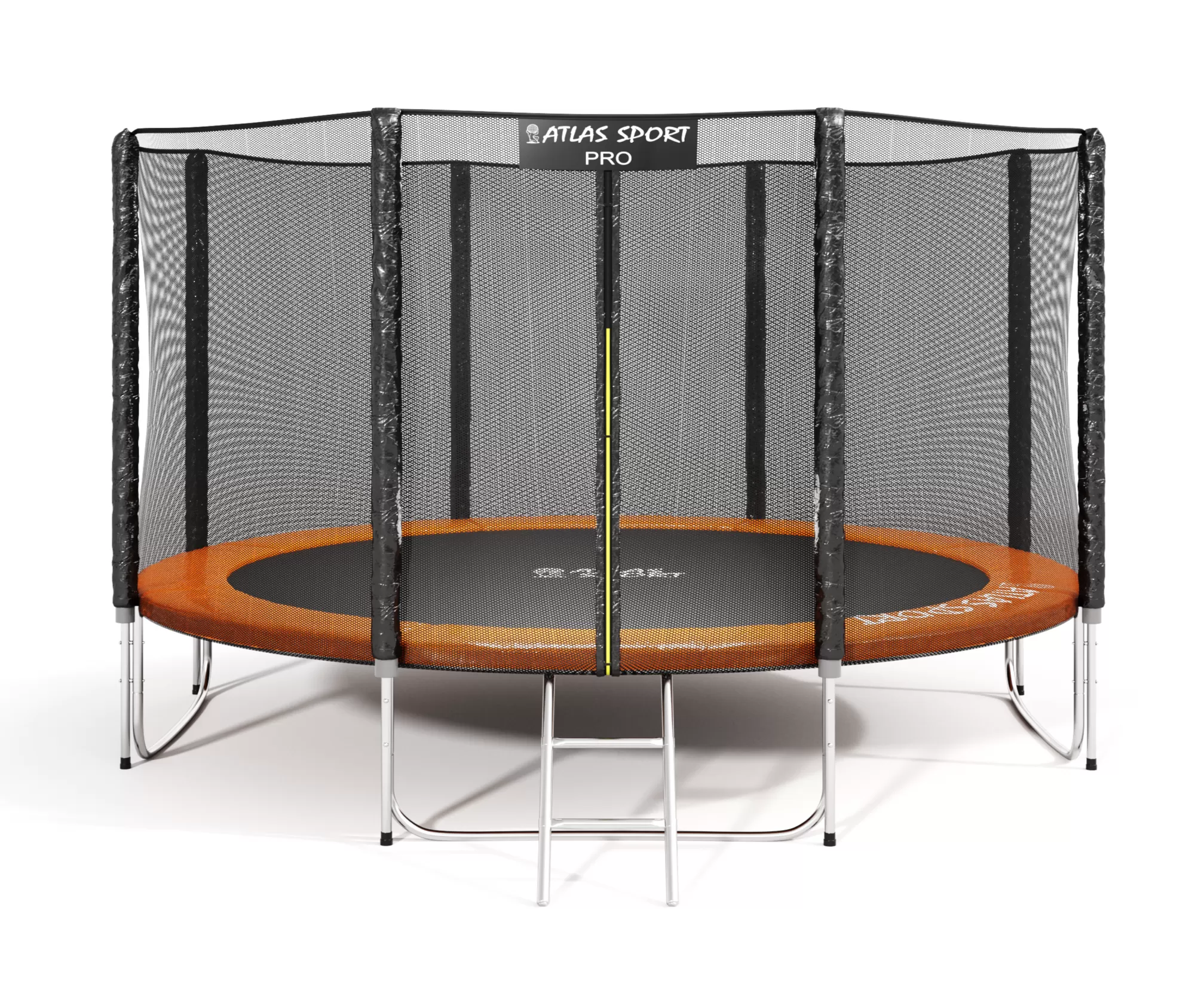 

Батут Atlas Sport 12ft-374 см PRO усиленные опоры Orange, Батут Atlas Sport 374 см - 12ft Pro