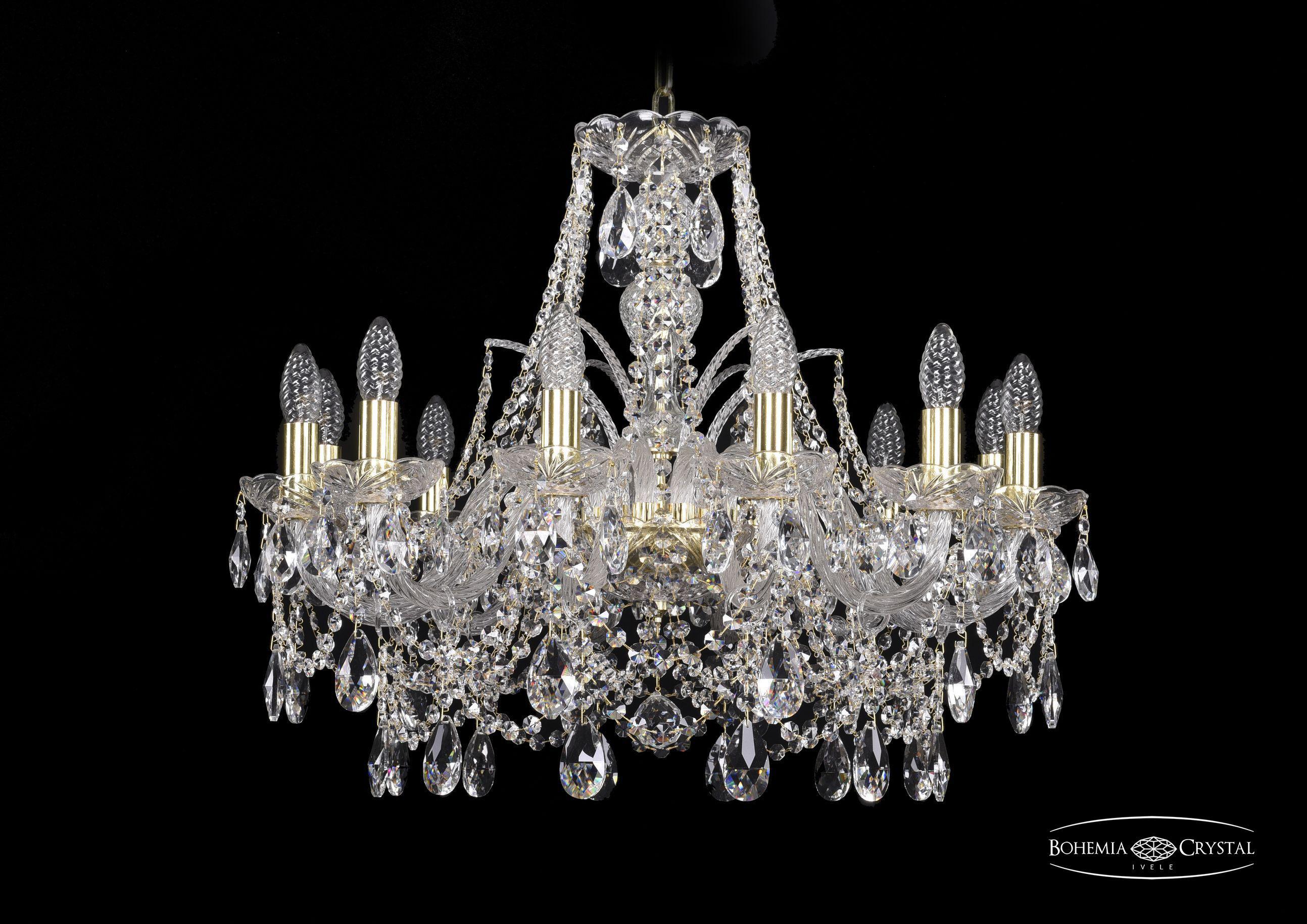 

Подвесная люстра Bohemia Ivele Crystal 1411/12/240/G