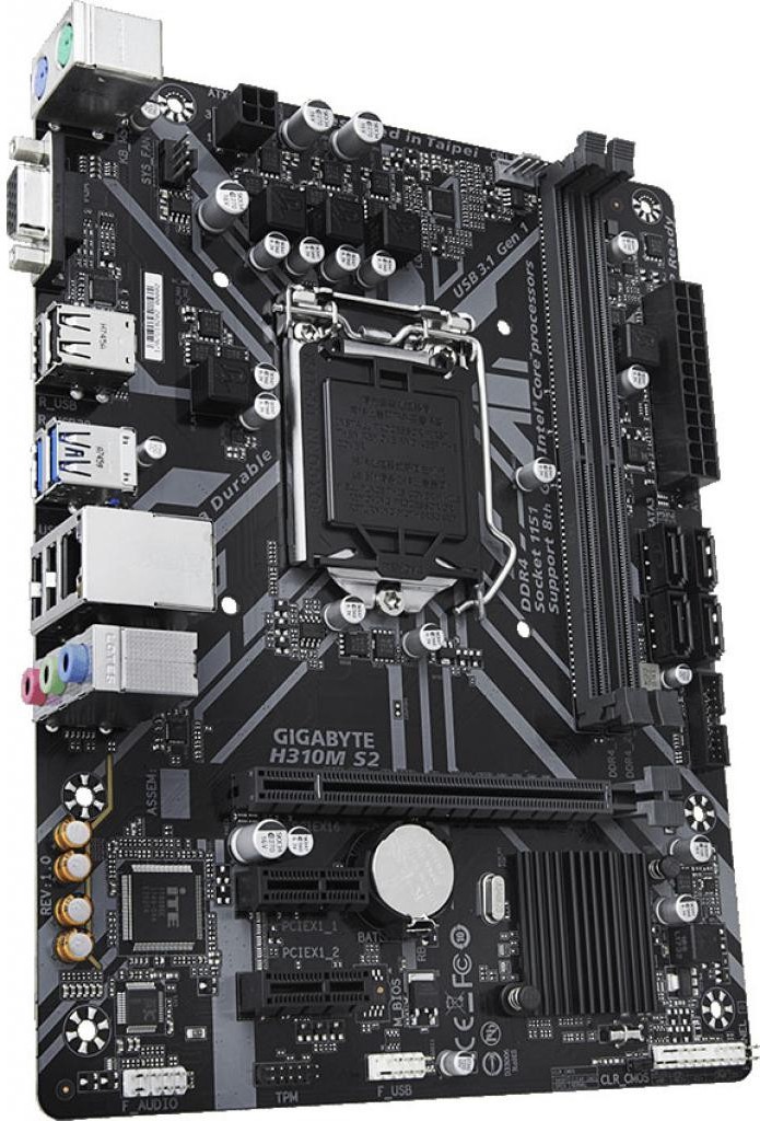 

Материнская плата Gigabyte H310M S2, Материнская плата Gigabyte H310M S2 (rev. 1.0)