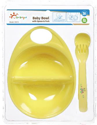 

Набор детской посуды Sun Delight 33010 желтый, 33010