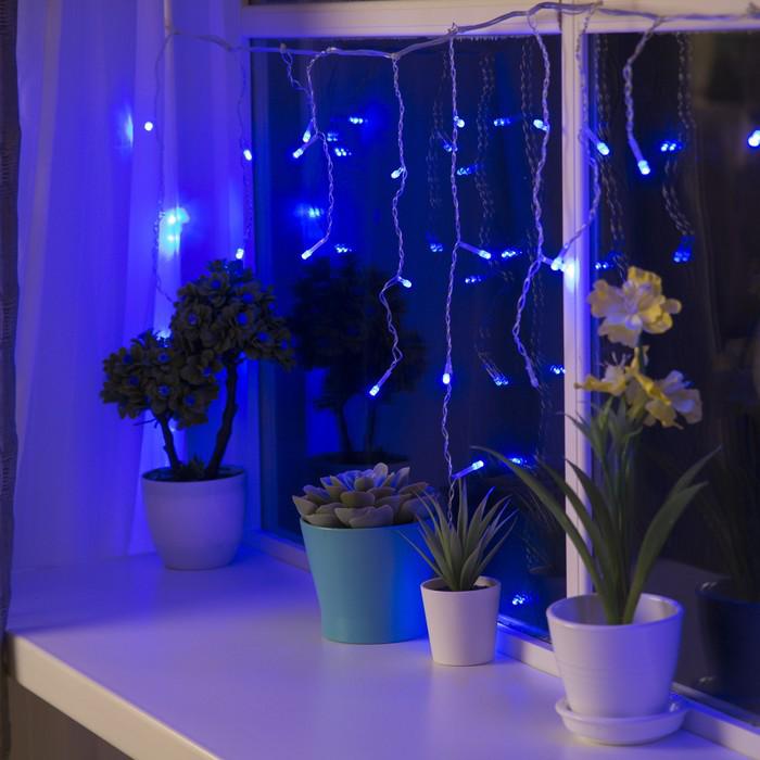 

Новогодняя гирлянда Luazon Бахрома 80 LED 3х0.5м синий [3556847], Бахрома 80 LED 3х0.5м