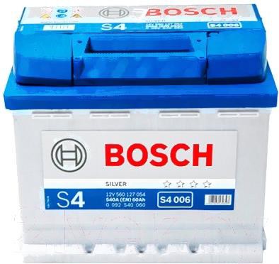 

Автомобильный аккумулятор Bosch S4 006 560 127 054 / 0092S40060 (60 А/ч), Аккумулятор Bosch S4 006 560127054 60 А/ч 0092S40060