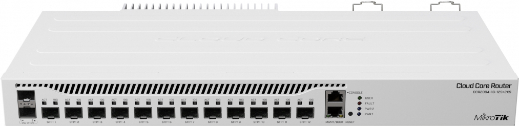 

Беспроводной маршрутизатор Mikrotik CCR2004-1G-12S+2XS, Маршрутизатор Mikrotik CCR2004-1G-12S+2XS