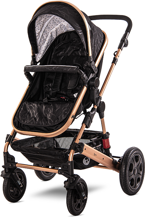 

Детская коляска Lorelli Lora 3в1 Luxe Black (10021282186D)