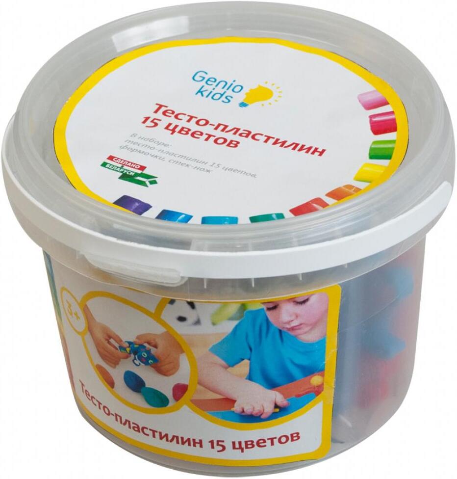 Ta1066v набор для детской лепки тесто-пластилин 15 цветов