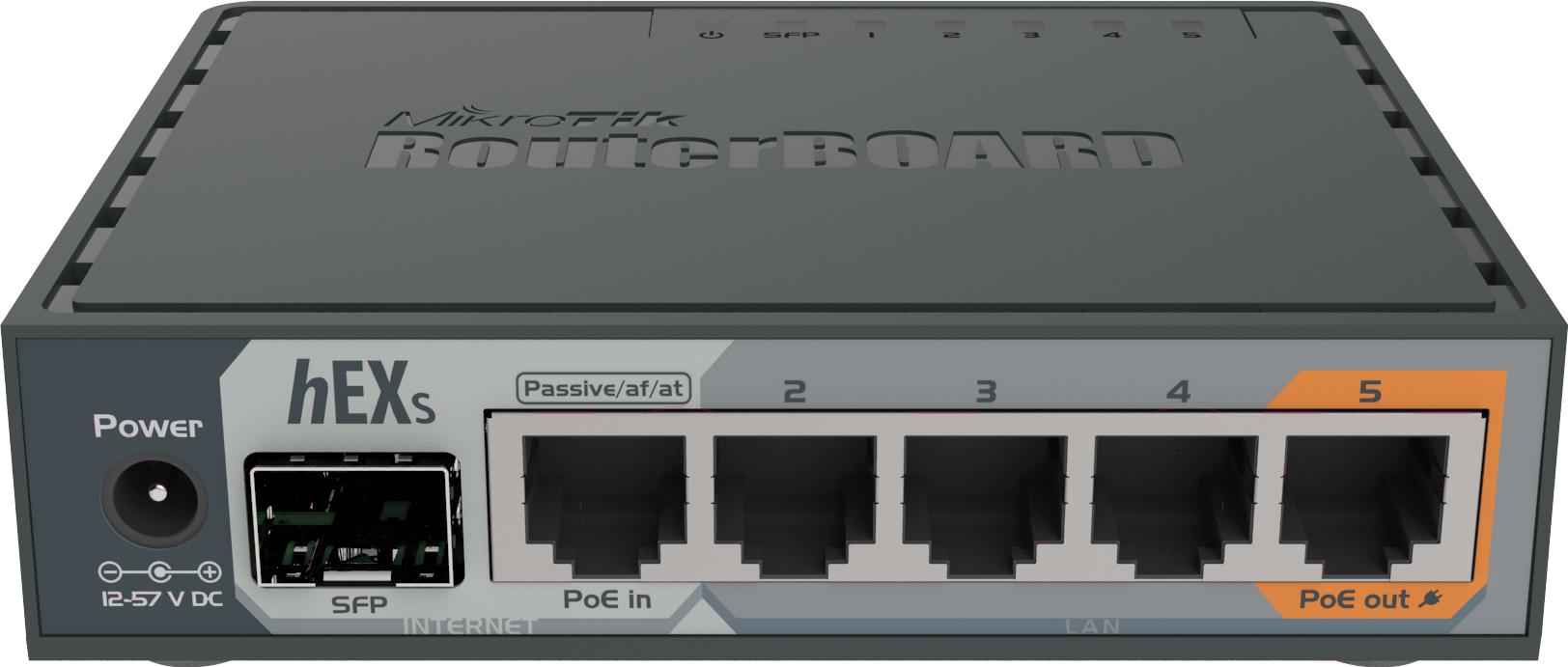 

Маршрутизатор/DSL-модем Mikrotik hEX S RB760iGS, (MikroTik RB760iGS)