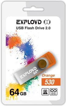 

Usb flash Exployd 530 64Gb оранжевый, 530 64Gb