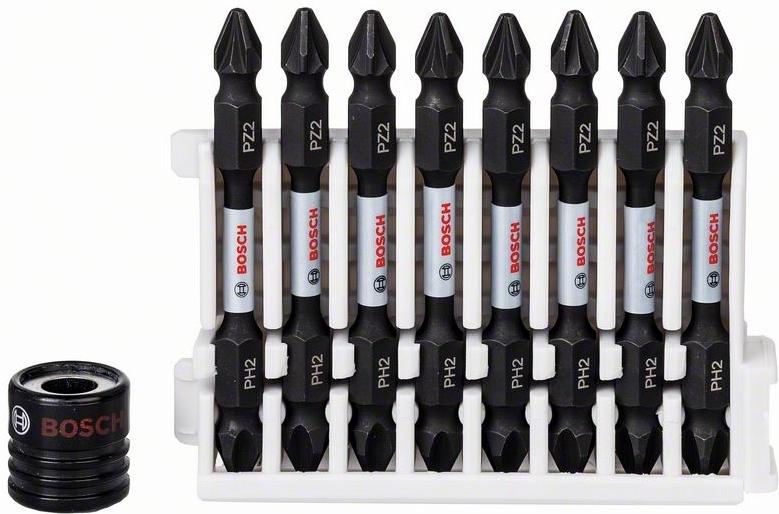 

Набор бит Bosch PH2/PZ2 + магнитная муфта [2.608.522.334], Двухсторонние ударные PH2/PZ2 + магнитная муфта