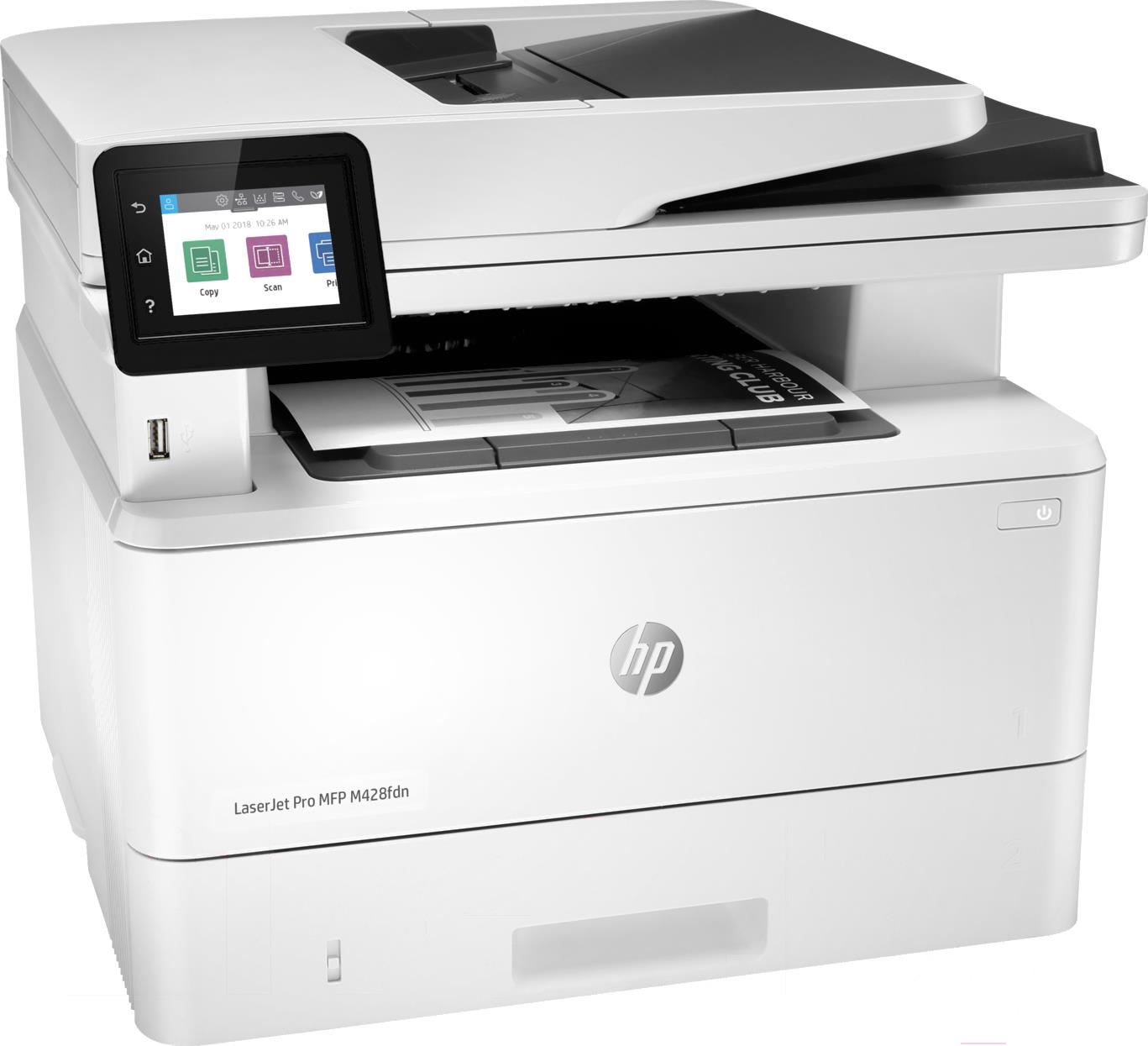 

Лазерный принтер HP LaserJet Pro M428fdn белый/черный [W1A32A], МФУ HP LaserJet Pro M428fdn W1A32A