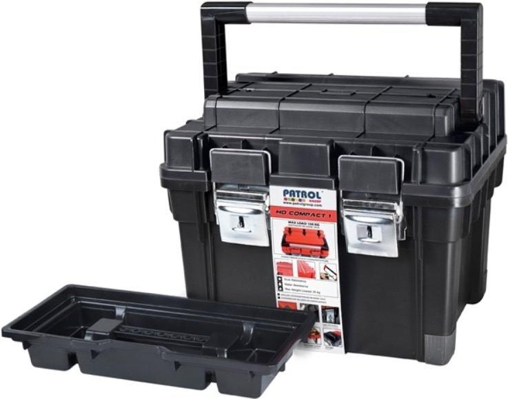

Ящик для инструментов Patrol HD Compact 1 450x350x350 черный, HD Compact 1 450x350x350