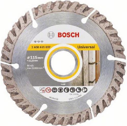 

Алмазный диск Bosch 2.608.615.057, 115х22.2 мм универсальный сегмент. Turbo Standard for Universal