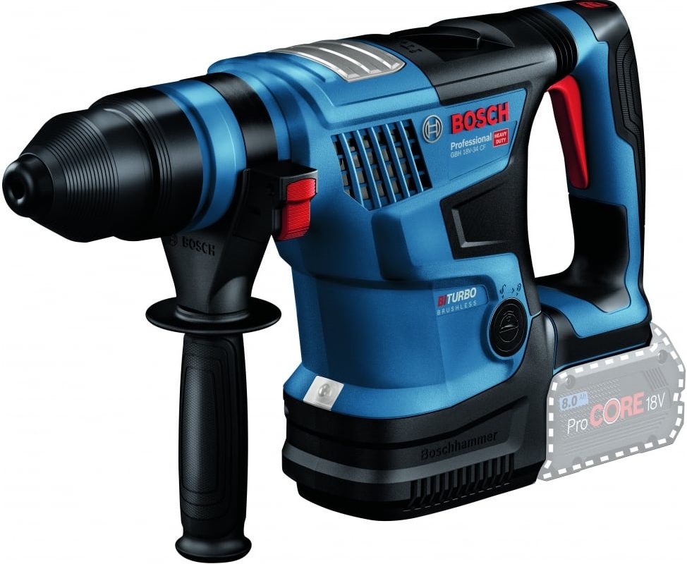 

Перфоратор Bosch GBH 18V-34 CF без АКБ [0611914021], Перфоратор Bosch GBH 18V-34 CF без АКБ 0611914021