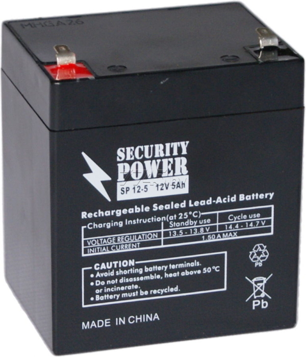 

Аккумулятор для ИБП Security Power SP 12-5 12V/5Ah