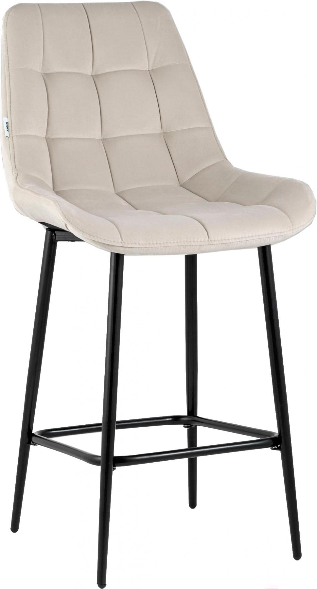 

Барный стул Stool Group Флекс полубарный велюр бежевый [AV 405-N02-08(PP)], Барный стул Stool Group Флекс полубарный велюр AV 405-N02-08(PP) бежевый