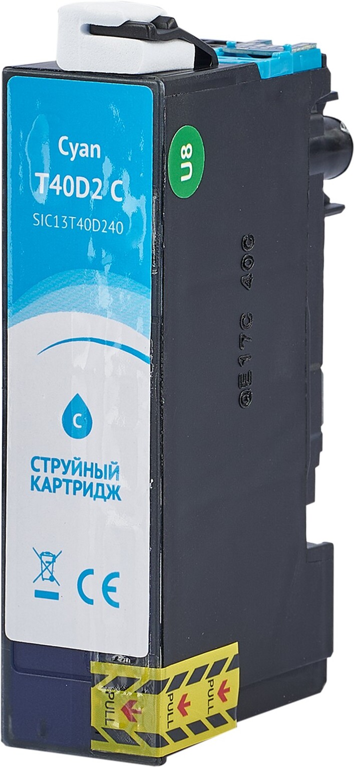 

Картридж струйный Sakura Printing C13T40D240 аналог T40D2 C (SIC13T40D240)