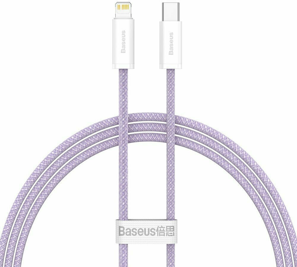 

Кабель Baseus Dynamic Series Fast Charging Data Cable Type-C to iP 20W 1m Purple (CALD000005), Кабель Baseus CALD000005 Dynamic Series Fast Charging Data Cable Type-C to iP 20W 1m Purple / Baseus Dynamic Series Fast Charging Data Cable Type-C to iP 20W 1m