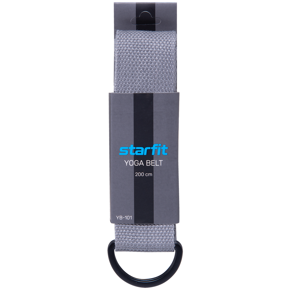 

Ремень для йоги Starfit YB-101 200 см серый