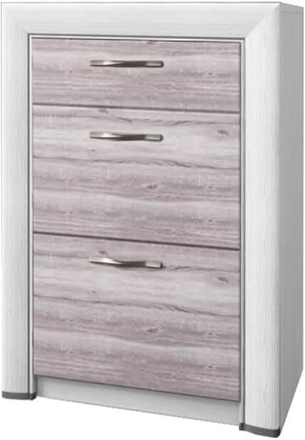 

Комод Anrex OLIVIA 3S/56 вудлайн кремовый/дуб анкона, OLIVIA 3S/56