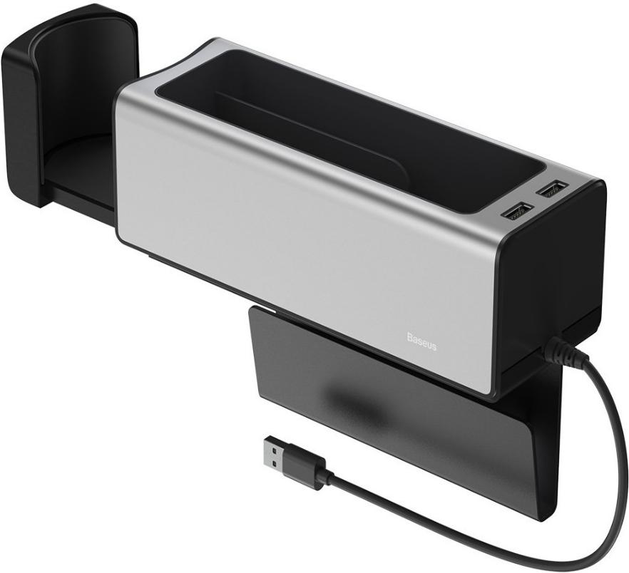 

Органайзер автомобильный Baseus Deluxe Metal Armrest Console органайзер серебро серебристый [CRCWH-A0S], Deluxe Metal Armrest Console органайзер серебро
