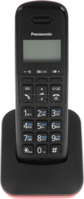 

Радиотелефон DECT Panasonic KX-TGB610RUR черный/красный