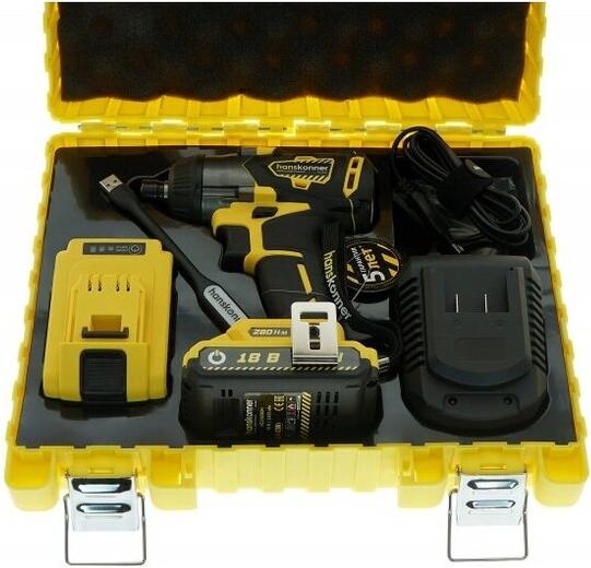 

Дрель-шуруповерт Hanskonner HCD18280H, HCD18280H