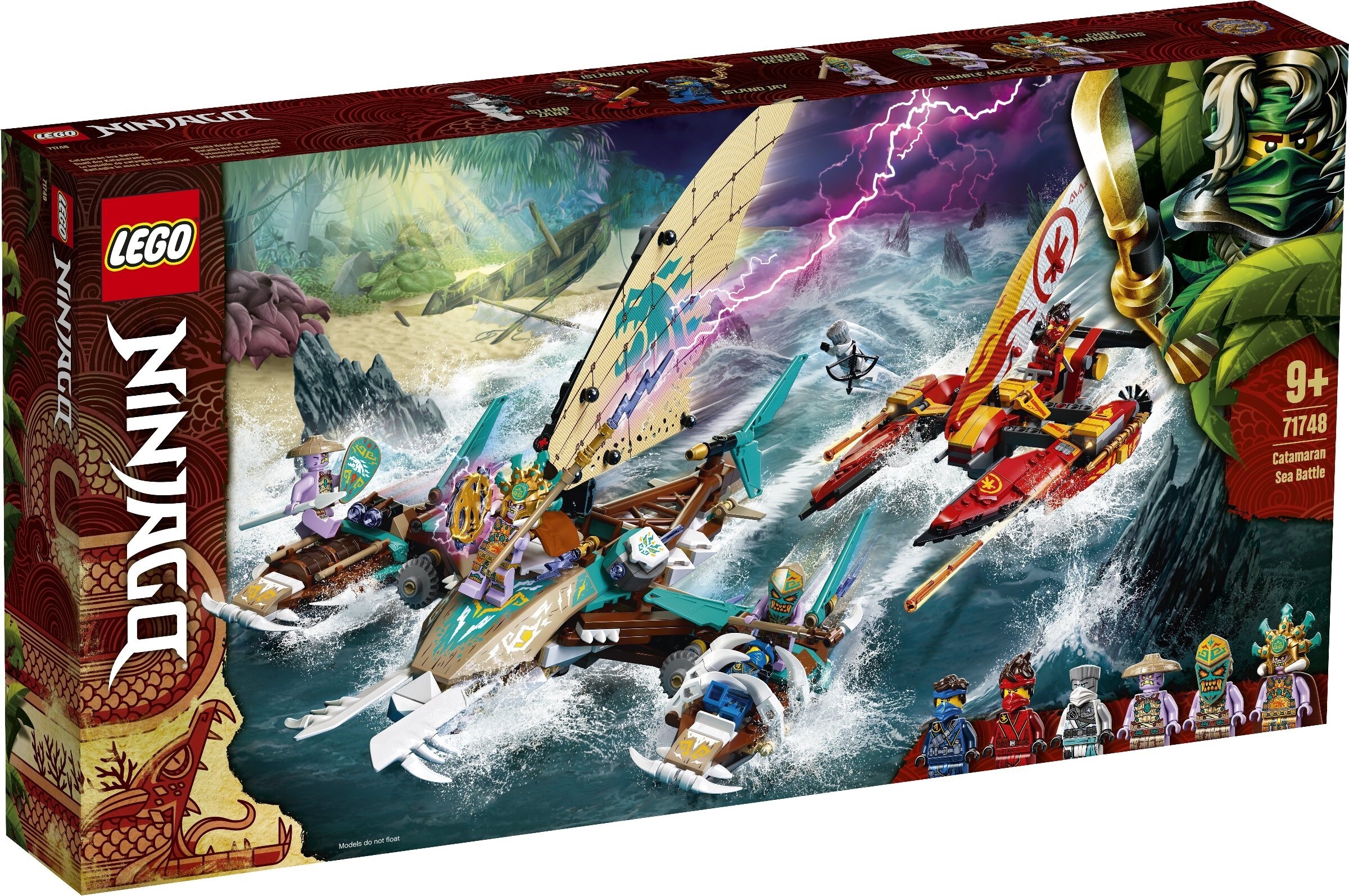 

Конструктор LEGO Ninjago Legacy Морская битва на катамаране [71748], Конструктор LEGO Ninjago Legacy Морская битва на катамаране 71748